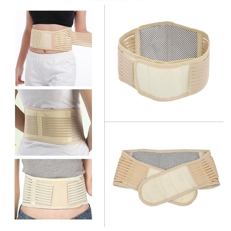 1Pcs Tourmaline Adjustable Self-heating Lower Pain Relief Magnetic Therapy Waist Support Belt Brace Lumbar Health Care U2